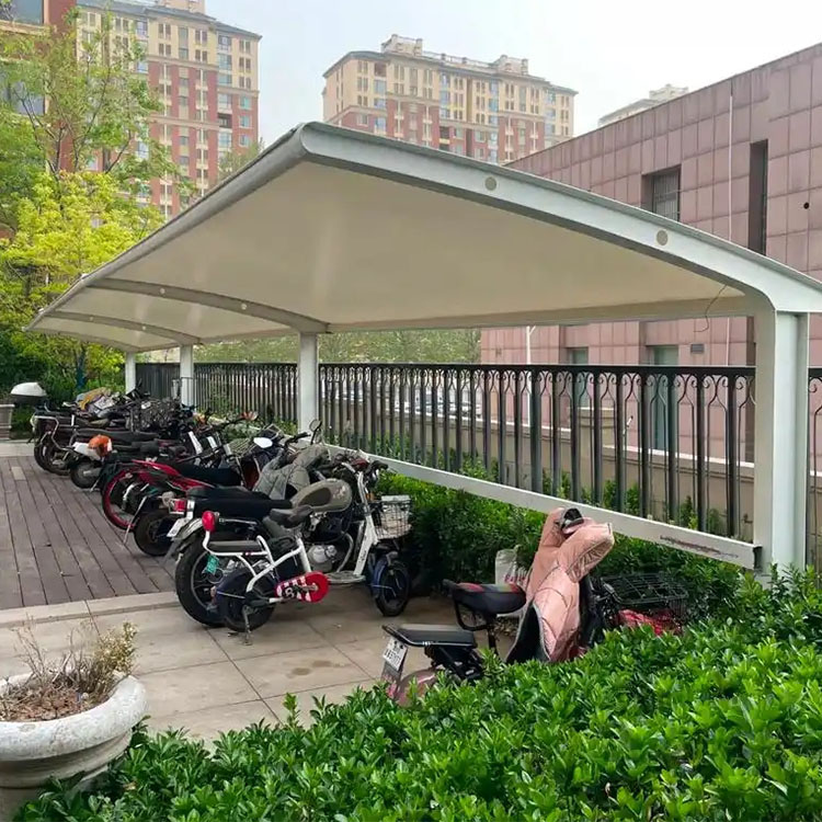 柘荣县膜结构电动车棚